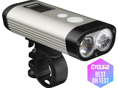 Ravemen PR900 USB Rechargeable DuaLens Front Light with Remote in Silver/Black (900 Lumens)
