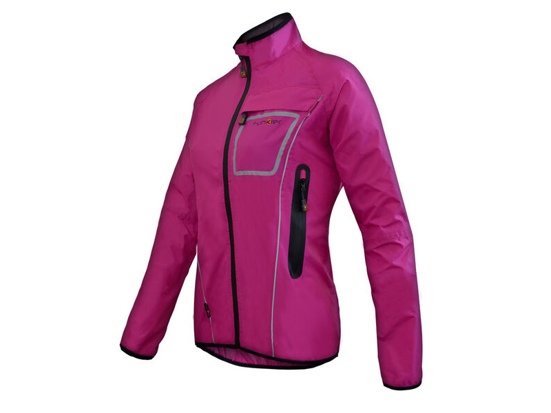 Funkier Storm WJ-1403 Ladies Waterproof Jacket in Pink click to zoom image