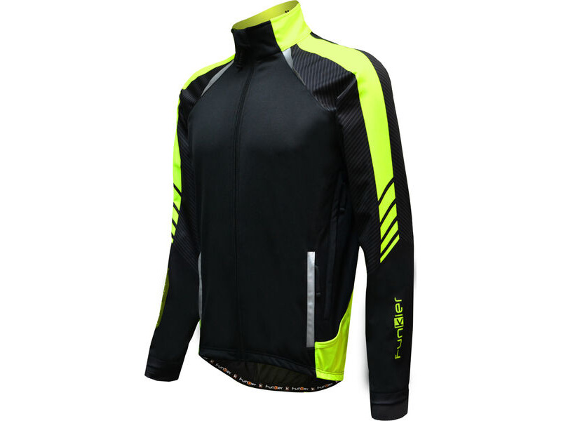 Funkier Tornado WJ-1326 Gents TPU Thermal Jacket in Black/Yellow click to zoom image