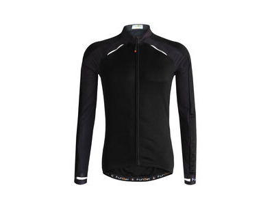 Funkier Talana Gents Active Long Sleeve Jersey (J-730-LW) Large Black  click to zoom image
