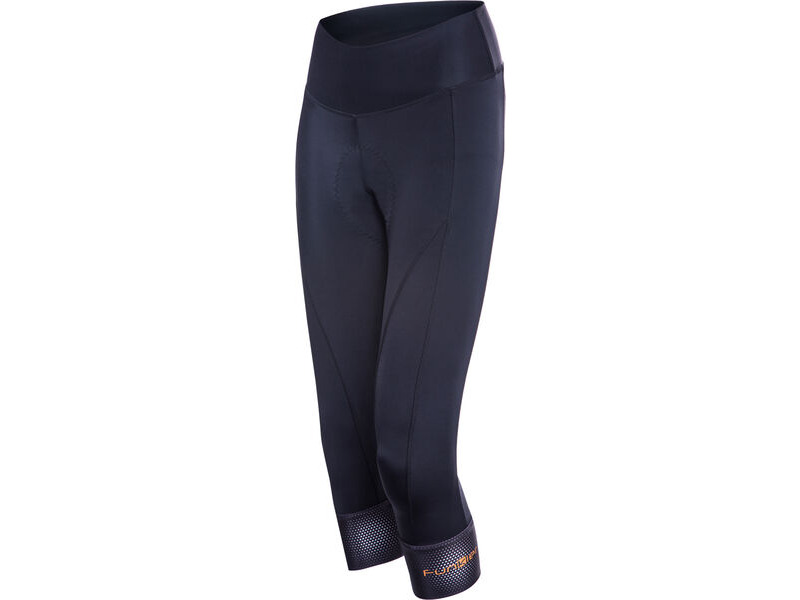 Funkier India Ladies Pro 3/4 Tights in Black click to zoom image