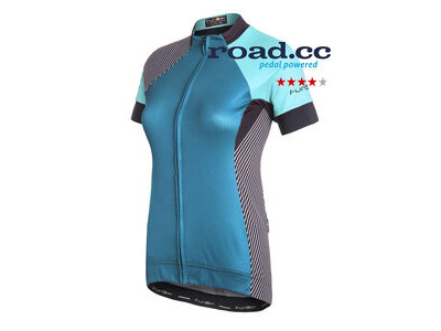 Funkier Mataro Pro Ladies Rider Short Sleeve Jersey in Blue