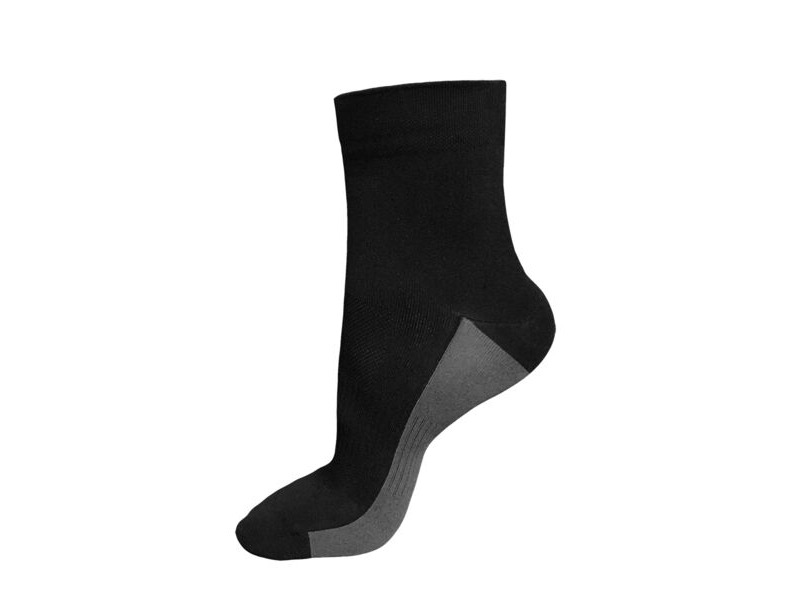 Funkier Airflow II Summer Socks in Black/Grey click to zoom image