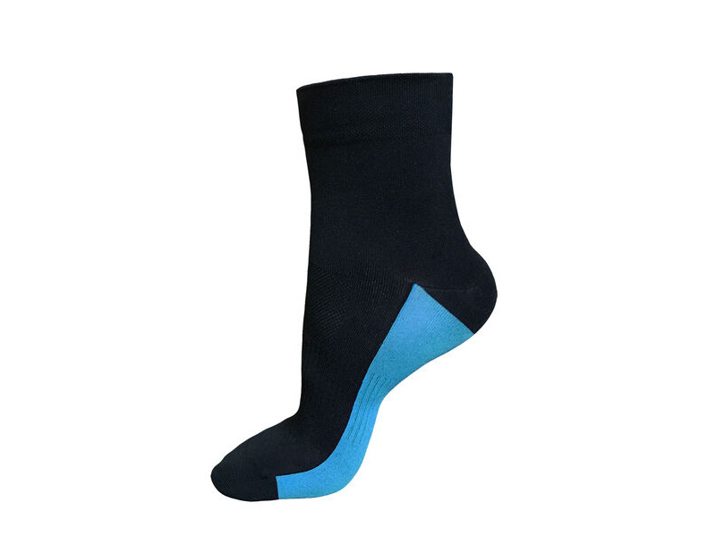Funkier Airflow II Summer Socks in Black/Blue click to zoom image